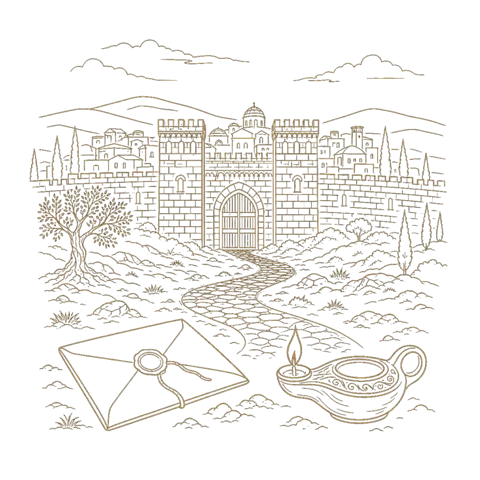 Orthros artwork for the life of Thaddeus of the Seventy
