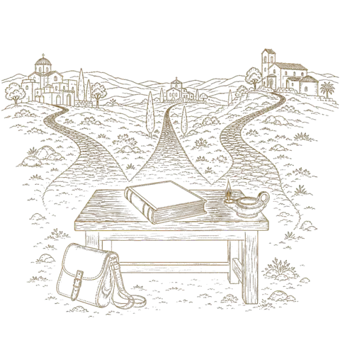 Orthros artwork for the life of Aristarchus, Pudens and Trophimus