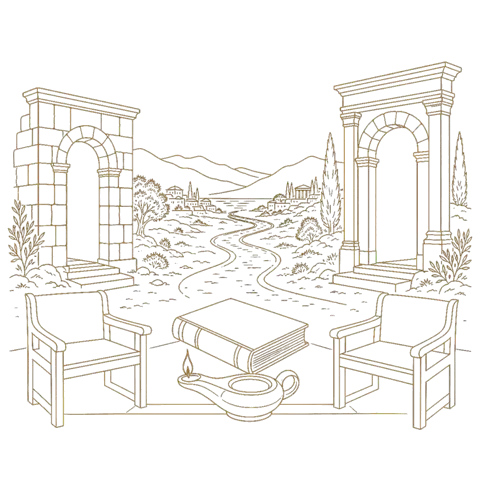 Orthros artwork for the life of Evodus and Onesiphorus