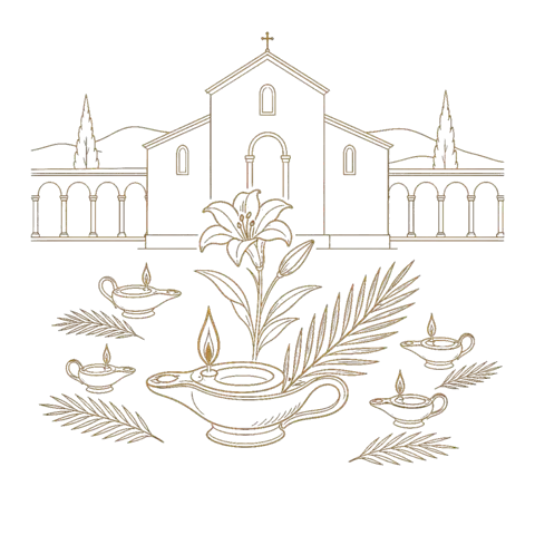 Orthros artwork for the life of St Susanna the Virgin