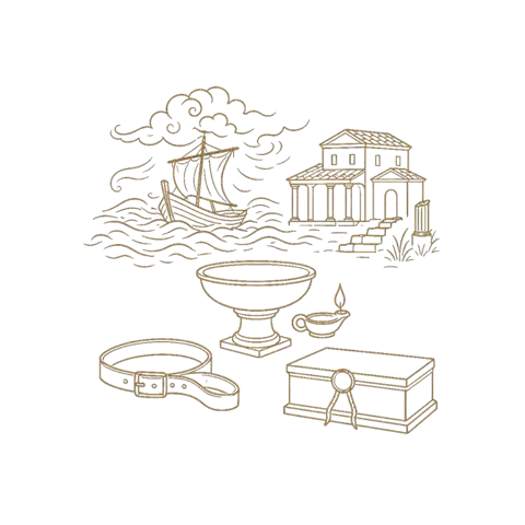 Orthros artwork for the life of Eustathius and Theopistes