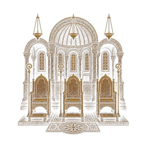 Orthros artwork for the life of Alexander, John and Paul, Patriarchs of Constantinople