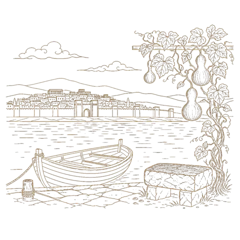 Orthros artwork for the life of St Jonah