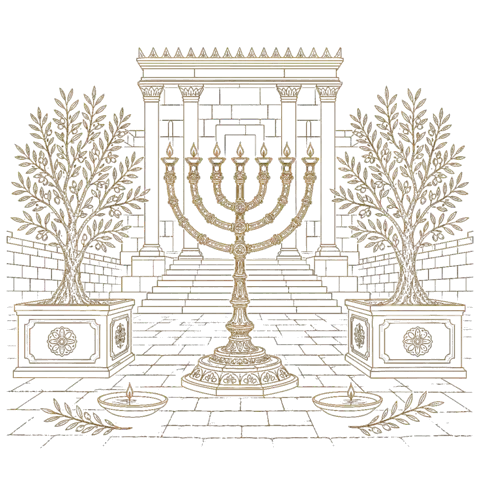Orthros artwork for the life of St Zechariah