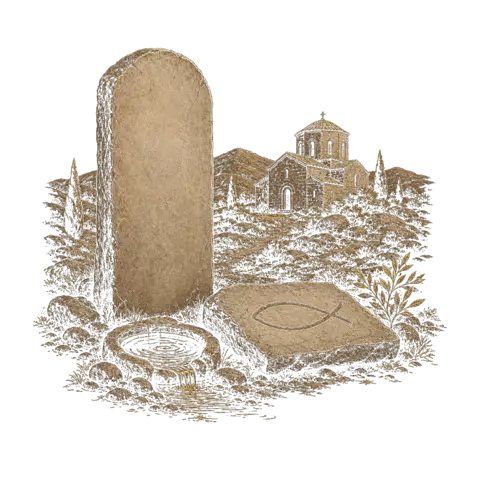 Orthros artwork for the life of Abercius, Equal-to-the-Apostles