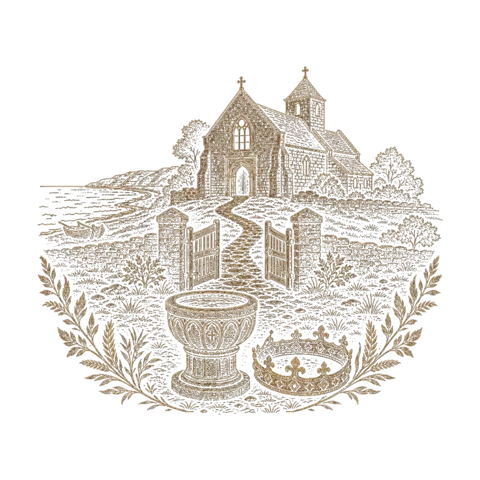 Orthros artwork for the life of St Aethelberht of Kent