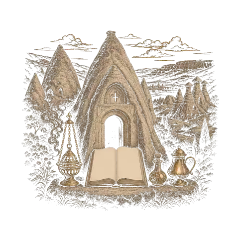 Orthros artwork for the life of St Arsenios of Cappadocia