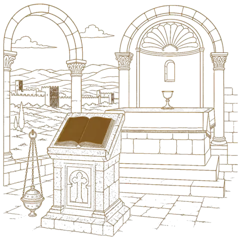 Orthros artwork for the life of St Artemon of Laodicea