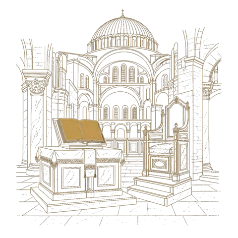 Orthros artwork for the life of St Atticus of Constantinople