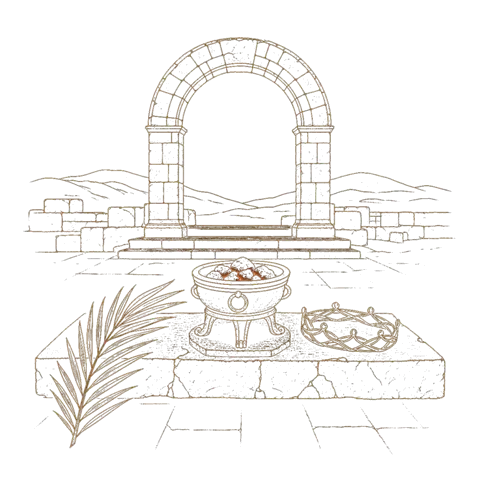 Orthros artwork for the life of St Barlaam of Antioch