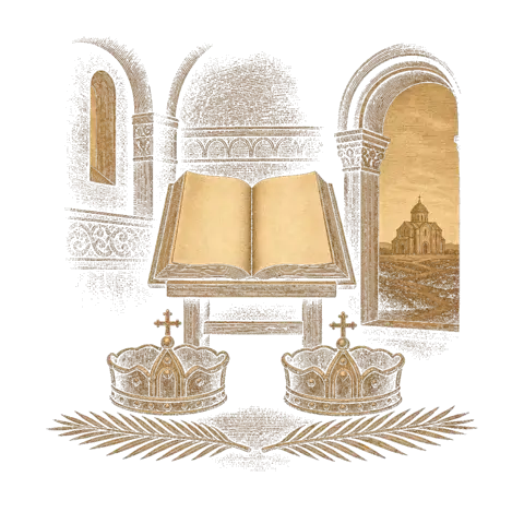 Orthros artwork for the life of Michael and Theodore of Chernigov