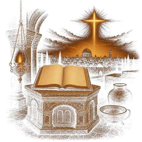Orthros artwork for the life of St Cyril of Jerusalem