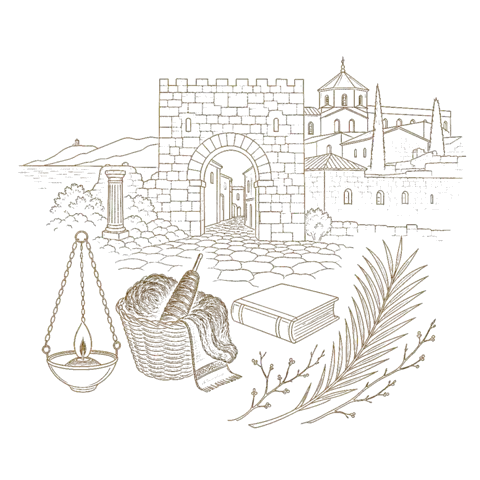 Orthros artwork for the life of St Eulalia of Barcelona