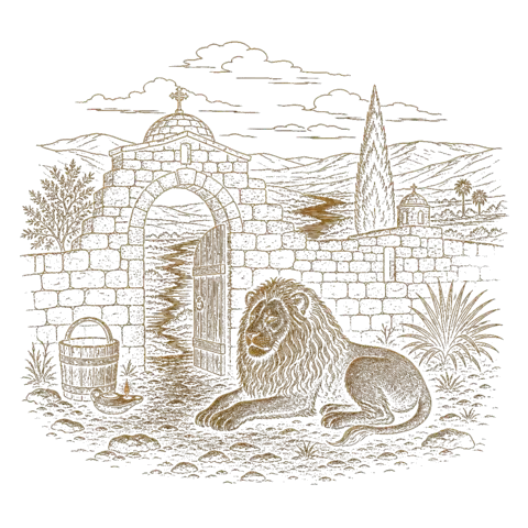 Orthros artwork for the life of St Gerasimus of the Jordan