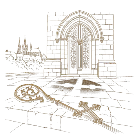 Orthros artwork for the life of St Gorazd of Slovakia