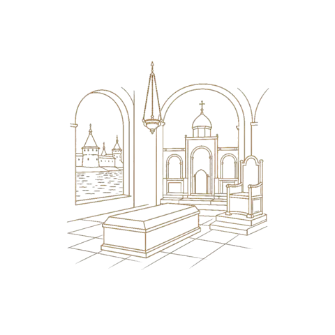 Orthros artwork for the life of St Ignaty of Rostov