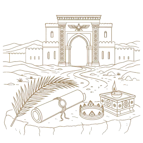 Orthros artwork for the life of St Jacob of Persia