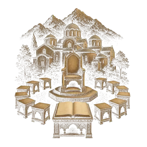 Orthros artwork for the life of St Joannicius of Serbia