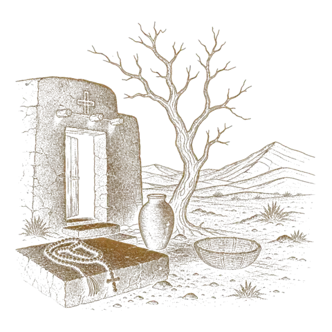 Orthros artwork for the life of St John the Dwarf