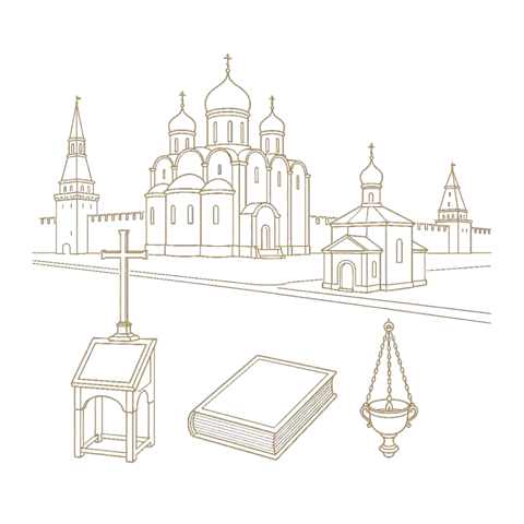 Orthros artwork for the life of St Jonah of Moscow