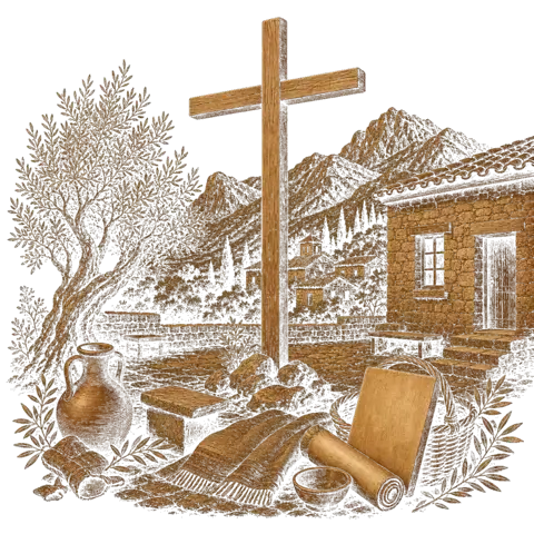 Orthros artwork for the life of St Kosmas of Aitolia