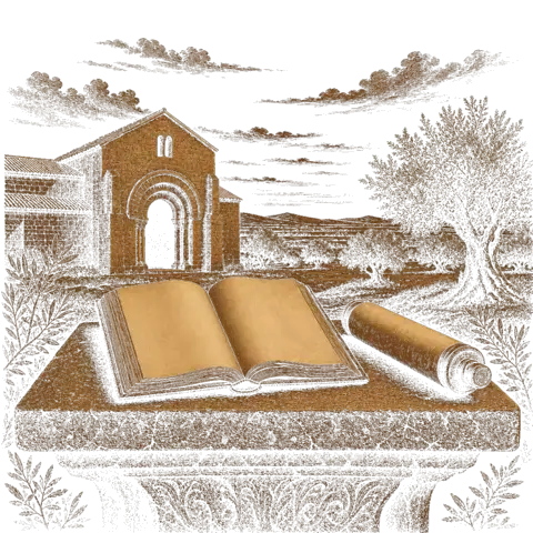 Orthros artwork for the life of St Leander of Seville