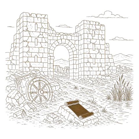Orthros artwork for the life of St Nahum