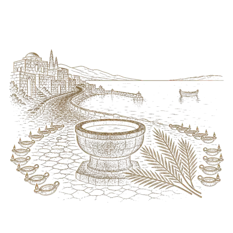 Orthros artwork for the life of Nikon and 199 Disciples