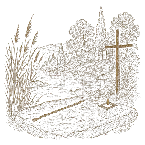 Orthros artwork for the life of St Nilus of Sora