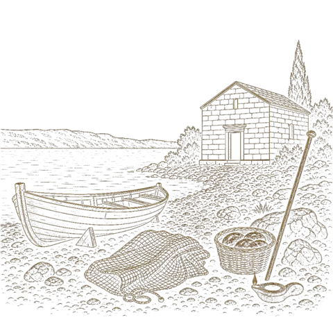 Orthros artwork for the life of St Parthenius of Lampsacus