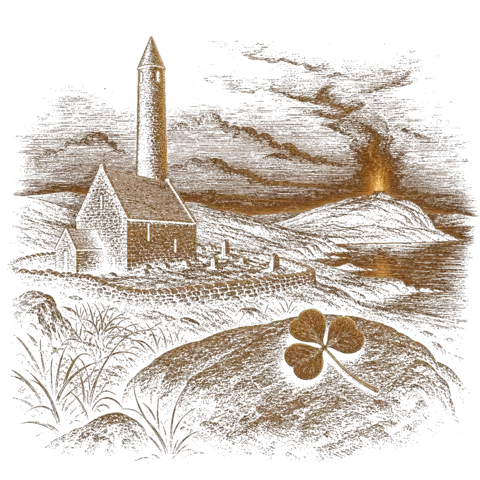 Orthros artwork for the life of St Patrick of Ireland