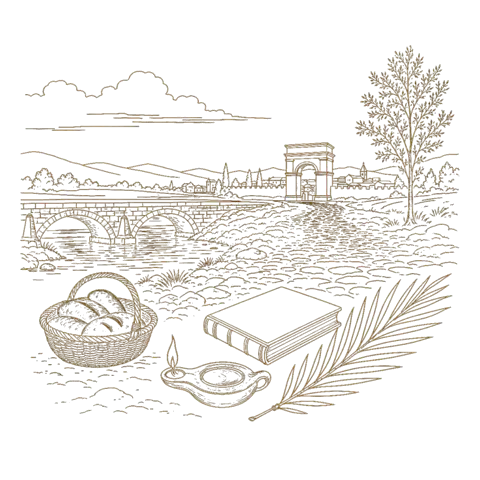 Orthros artwork for the life of St Patroclus
