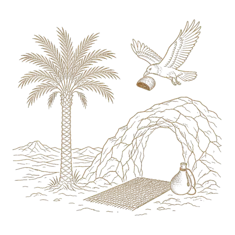 Orthros artwork for the life of Paul of Thebes and John Calabytes