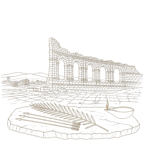 Orthros artwork for the life of Sebastian and Companions at Rome