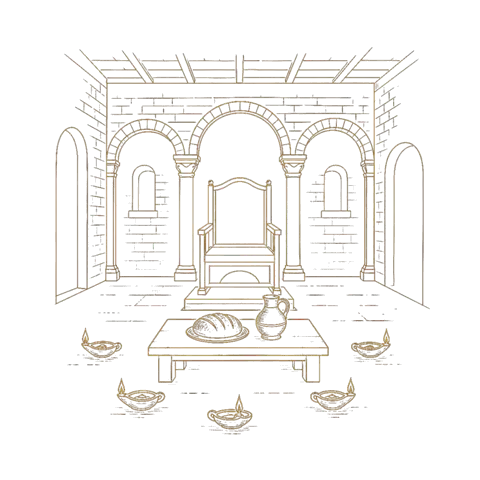 Orthros artwork for the life of Patrobas, Hermas, Linus and companions