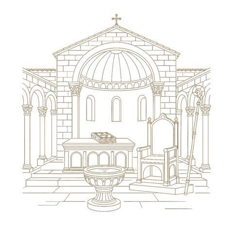 Orthros artwork for the life of St Sylvester of Rome