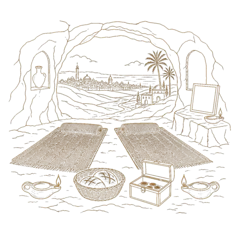 Orthros artwork for the life of St Syncletike