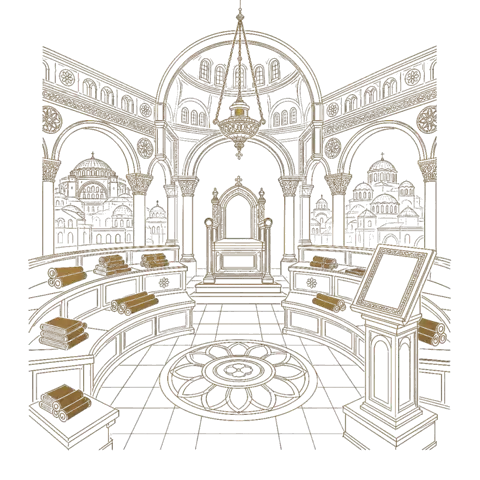 Orthros artwork for the life of St Tarasius of Constantinople