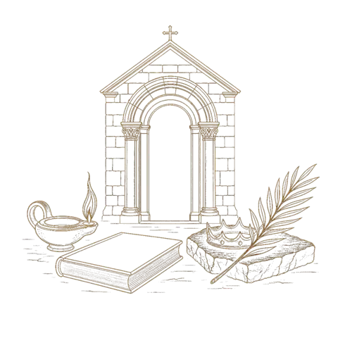 Orthros artwork for the life of St Tatiana