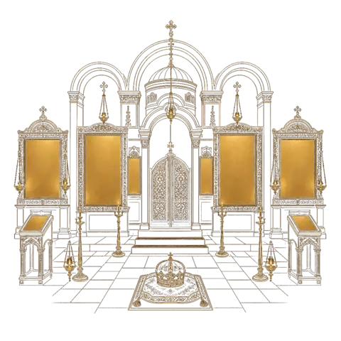 Orthros artwork for the life of St Theodora the Empress