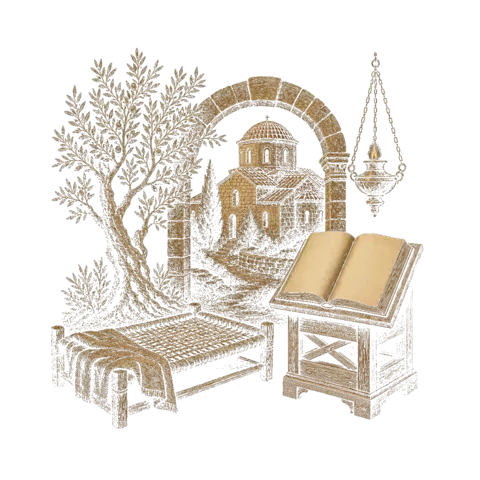 Orthros artwork for the life of St Triphyllius of Leucosia
