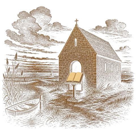 Orthros artwork for the life of St Willibrord of Utrecht