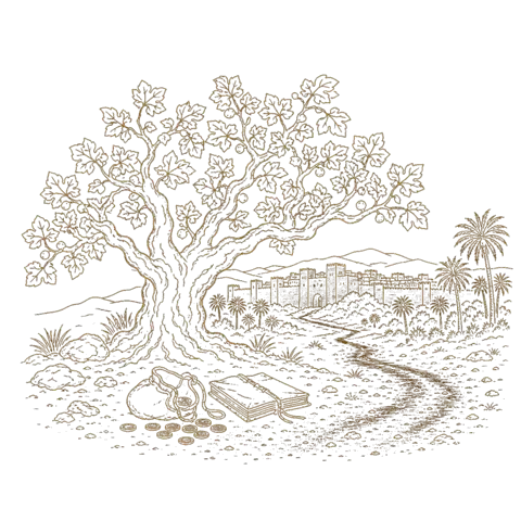 Orthros artwork for the life of St Zaccheus