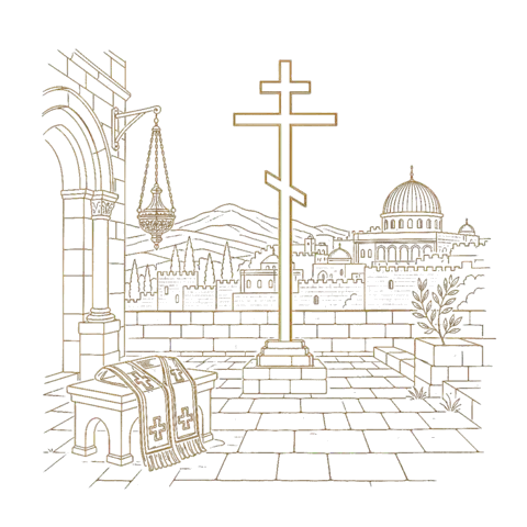 Orthros artwork for the life of St Zachariah of Jerusalem