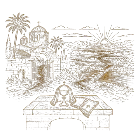Orthros artwork for the life of St Zosimas of Palestine
