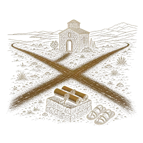 Orthros artwork for the life of Carpus and Alphaeus